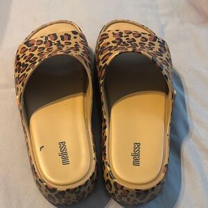 Melissa Animal Print Slide Sandals